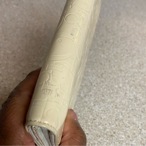 Dior Cream Logo Print Long Wallet - Picture 11 of 16
